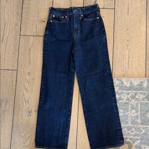 J Crew slim wide cropped denim - 24